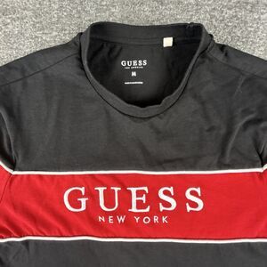 Guess Los Angeles Logo T-Shirt Mens Size Medium Black